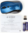 Gembird MUSW-425 {Мышь беспроводная, синий, 2.4ГГц, 5кн+колесо-мышка, 1000/1600/2400 DPI, оптический}4