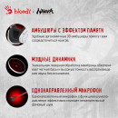 Наушники с микрофоном A4Tech Bloody G560 белый/красный 2м мониторные оголовье (G560 NARAKA)10