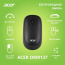Мышь Acer OMR137 черный оптическая (1600dpi) беспроводная USB (3but)2