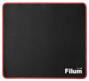 Filum FL-MP-S-GAME Коврик игровой для мыши, серия- Bulldozer, черный, оверлок, размер “S”- 250*200*3 мм, ткань+резина.