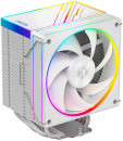 Устройство охлаждения(кулер) ID-Cooling Frozn A610 ARGB Wh Soc-AM5/AM4/1151/1200/2066/1700 4-pin Al+Cu 250W 940gr LED Ret