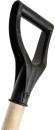 Gigant Лопата прямоугольная нержавейка 2 мм с деревянным черенком и V-ручкой GAV-083