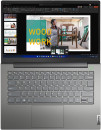 Ноутбук Lenovo ThinkBook 14 G4 14" 1920x1080 Intel Core i7-1255U SSD 512 Gb 16Gb WiFi (802.11 b/g/n/ac/ax) Bluetooth 5.1 Intel Iris Xe Graphics серый Windows 11 Professional 21DH000VUS8
