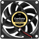 Вентилятор 12В DC ExeGate ExtraPower EP07015B2P (70x70x15 мм, 2-Ball (двойной шарикоподшипник), 2pin, 3100RPM, 28dBA)2