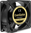 Вентилятор 220В AC ExeGate EX09238SAT (92x92x38 мм, Sleeve bearing (подшипник скольжения, алюминиевый корпус, клеммы, 2700RPM, 39dBA, RTL)