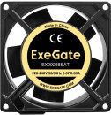 Вентилятор 220В AC ExeGate EX09238SAT (92x92x38 мм, Sleeve bearing (подшипник скольжения, алюминиевый корпус, клеммы, 2700RPM, 39dBA, RTL)2