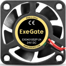Вентилятор 24В DC ExeGate EX04010S2P-24 (40x40x10 мм, Sleeve bearing (подшипник скольжения), 2pin, 7500RPM, 35.5dBA)2