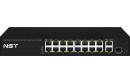 PoE коммутатор Fast Ethernet на 16 x RJ45 PoE + 2 x RJ45 GE + 1 SFP GE порта. Порты: 16 x FE (10/100 Base-T) с поддержкой PoE (IEEE 802.3af/at), 2 x GE Uplink (RJ45), 1 x GE SFP Uplink. Соответствует стандартам PoE IEEE 802.3af/at. Автоматическое определение и режим антизависания PoE устройств. Мощность PoE на порт - до 30W. Суммарная мощность PoE до 292W. Поддержка режима CCTV: Увеличение расстояния передачи данных и питания до 250м, изоляция портов (VLAN). Питание: AC100-240V (300W). Встроенны