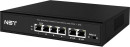 Passive PoE коммутатор Fast Ethernet на 6 портов. Порты: 4 х FE (10/100 Base-T, 52V 4,5(+) 7,8(–)) совместимы с PoE (IEEE 802.3af/at), 2 x FE (10/100 Base-T) Uplink. Совместим со стандартами PoE IEEE 802.3af/at. Мощность PoE на порт - до 30W. Поддержка режима CCTV: Увеличение расстояния передачи данных и питания до 250м. Встроенная грозозащита 3кВ. Питание: AC100-240V (80W) Встроенный БП. Размеры (ШхВхГ): 168x32x93мм. Рабочая температура: 0...+50 гр. С3