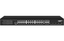 Управляемый L2 PoE коммутатор Gigabit Ethernet на 24 RJ45 PoE + 4 x GE Combo Uplink порта. Порты: 24 x GE (10/100/1000 Base-T) с поддержкой PoE (IEEE 802.3af/at), 4 x GE Combo Uplink (RJ45 + SFP). Соответствует стандартам PoE IEEE 802.3af/at.  Автоматическое определение и режим антизависания PoE устройств. Мощность PoE на порт - до 30W. Суммарная мощность PoE до 400W. Поддержка режима CCTV: Увеличение расстояния передачи данных и питания до 250м. Встроенная грозозащита 3kV на порт. Питание: AC10