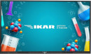 Панель Ikar 75" ИП 75-214-410 черный IPS LED 8ms 16:9 DVI HDMI M/M Cam матовая 1200:1 400cd 178гр/178гр 3840x2160 VGA DP UHD USB 70кг (RUS)2