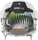 Вентилятор ALSEYE W90 Socket: Intel LGA1700/1200/115X,Product Dimensions: 102x100x82mm,Heat column Height: 40mm,Fan Dimensions: 90x90x25mm,Voltage: DC 12V, Current: 0.155A±10%,Fan Speed: 900-3000RPM±10%3