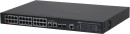 DAHUA 24-портовый гигабитный управляемый коммутатор с PoE, уровень L2 Порты: 24 RJ45 10/100/1000Мбит/с; IEEE802.3af/IEEE802.3at/Hi-PoE/IEEE802.3bt, 2 RJ45 10/100/1000Мбит/с (uplink), 2 SFP 1000Мбит/с2