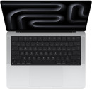 Ноутбук Apple MacBook Pro 14 A2918 14.2" 3024x1964 Apple -M3 SSD 1024 Gb 8Gb WiFi (802.11 b/g/n/ac/ax) Bluetooth 5.3 Apple M3 10-core серебристый macOS MR7K3X/A2