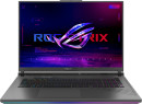 Ноутбук/ ASUS ROG Strix G18 G814JV-N6168 18"(2560x1600 (матовый, 240Hz, 3ms) IPS)/Intel Core i7 13650HX(2.6Ghz)/16384Mb/1024PCISSDGb/noDVD/Ext:nVidia GeForce RTX4060(8192Mb)/Cam/BT/WiFi/90WHr/war 1y/3kg/Eclipse Gray/DOS