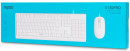 Клавиатура + мышь Rapoo X130PRO клав:белый мышь:белый, 1.5м, доп. защита от влаги3