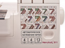 Оверлок Merrylock 011, 8 видов шва, 5-и ниточный, дифференциальная подача ткани, автоматическое натяжение3