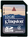 Карта памяти SDHC 32GB Class 4 Kingston SD4/32GB2