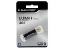 Флешка USB 4Gb Silicon Power Ultima II SP004GBUF2M01V1K черный