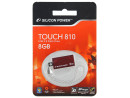 Флешка USB 8Gb Silicon Power Touch 810 SP008GBUF2810V1R красный