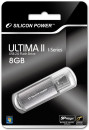 Флешка USB 8Gb Silicon Power Ultima II SP008GBUF2M01V1S серебристый4