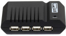 Концентратор USB 2.0 STlab U181 4 x USB 2.0 черный4