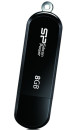 Флешка USB 8Gb Silicon Power lux mini series 322 SP008GBUF2322V1K черный2