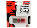Флешка USB 8Gb Kingston DataTraveler 101 DT101G2/8GB серебристо-красный