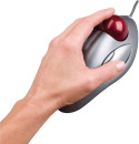 Мышь проводная Logitech Trackman Marble серый USB 910-0008084