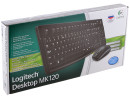 Комплект Logitech MK120 черный USB 920-0025618