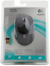 Мышь беспроводная Logitech M705 чёрный серебристый USB 910-0019492