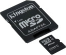 Карта памяти Micro SDHC 16GB Class 4 Kingston SDC4/16GB + адаптер SD3
