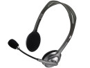 Гарнитура Logitech Stereo Headset H110 серебристый 981-000271