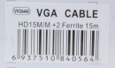 Кабель VGA 15м VCOM Telecom 2 фильтра VVG6448-15M2