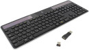 Клавиатура беспроводная Logitech Solar K750 USB черный 920-0029383