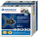 Кронштейн Kromax DIX-1 Серый LCD/LED 10"-26" настенный 2 степени  свободы VESA 50/75/100  max 15 кг3