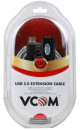 Кабель удлинительный USB 2.0 AM-AF 5.0м VCOM Telecom активный VUS7049 предотвращающий затухание сигнала