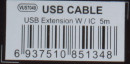 Кабель удлинительный USB 2.0 AM-AF 5.0м VCOM Telecom активный VUS7049 предотвращающий затухание сигнала2
