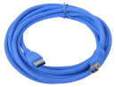 Кабель удлинительный USB 3.0 AM-AF 3.0м Gembird CCP-USB3.0-AMAF-10 синий
