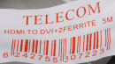 Кабель HDMI-DVI 5.0м VCOM Telecom 2 фильтра позолоченные контакты CG481F/CG480F ТHD6095-5М2
