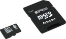 Карта памяти Micro SDHC 8GB Class 10 Silicon Power SP008GBSTH010V10-SP + адаптер SD3