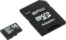 Карта памяти Micro SDHC 16GB Class 10 Silicon Power SP016GBSTH010V10-SP + адаптер SD3