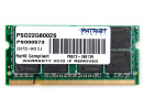 Оперативная память для ноутбука 2Gb (1x2Gb) PC2-6400 800MHz DDR2 SO-DIMM CL6 Patriot PSD22G8002S3