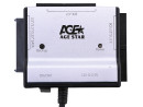 Адаптер-переходник AgeStar USB 2.0 - 2.5"/3.5"/5.25" IDE/SATA FUBCA серебристый + внешний блок питания3