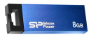 Флешка USB 8Gb Silicon Power Touch 835 SP008GBUF2835V1B синий3