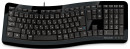 Клавиатура проводная Microsoft Comfort Curve Keyboard 3000 USB черный 3TJ-00012