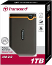Внешний жесткий диск 2.5" USB2.0 1 Tb Transcend StoreJet 25М TS1TSJ25M2 серый6