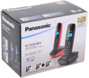 Радиотелефон DECT Panasonic KX-TG1612RU3 черный/красный5