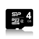 Карта памяти Micro SDHC 8GB Class 4 Silicon Power SP008GBSTH004V102