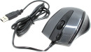 Мышь проводная A4TECH N-500F чёрный серый USB3